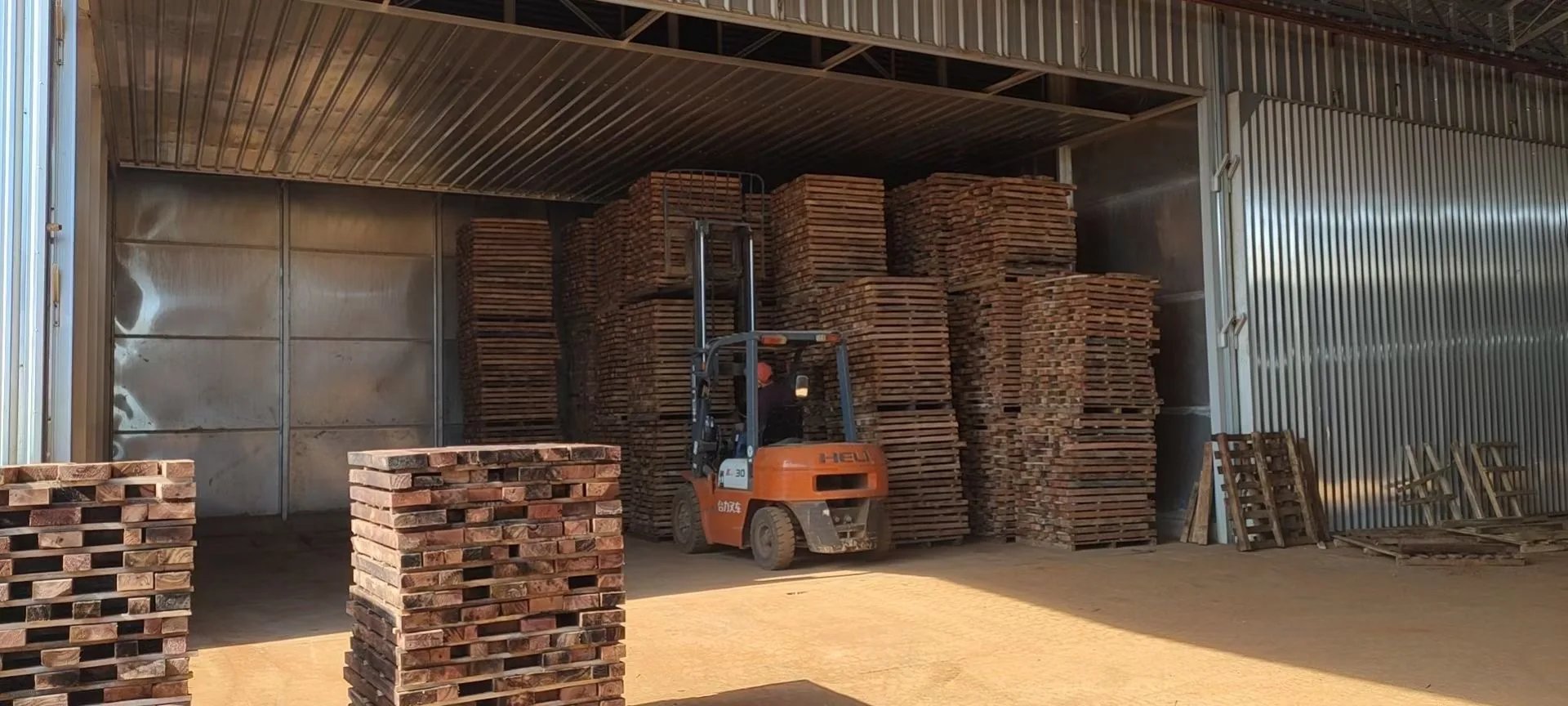 YESTONE Cambodia granite factory — Fumigation Workshop