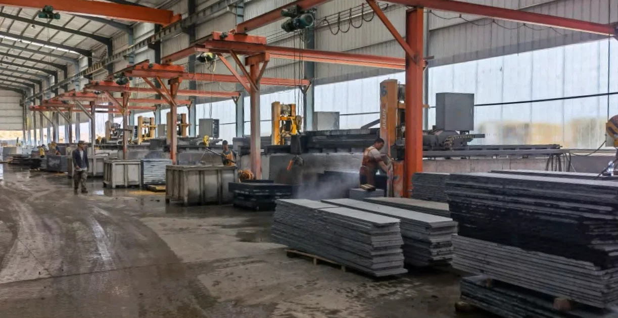 YESTONE Cambodia granite factory — Finishing Workshop
